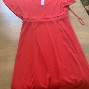 Ann Taylor red dress